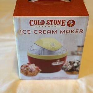 Vibrant Red and Yellow Kitchen Ice Cream Maker
